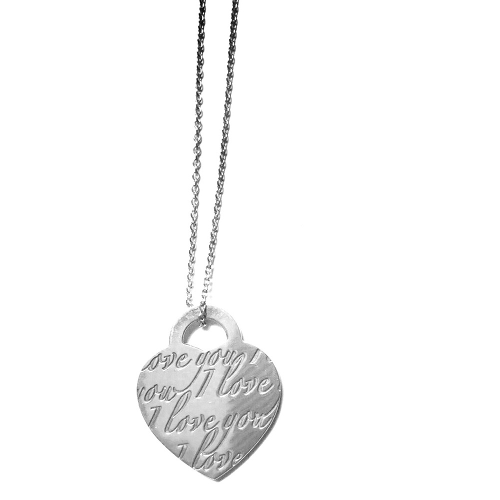 Tiffany & Co. “I love you” necklace